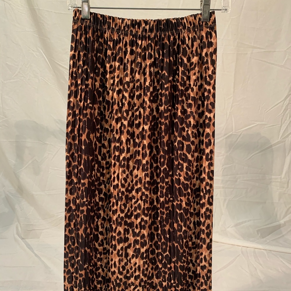 Zara Maxi Leopard print skirt